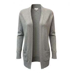 BE COOL Women’s Light Gray Open Front Cardigan – Cozy & Chic Layering Essential